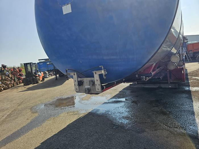 Used 2000 Feldbinder | TSA 59.3-4 | tanktrailer aluminium|59.5 cubic| ADR L4 BH |Bpw achsen|