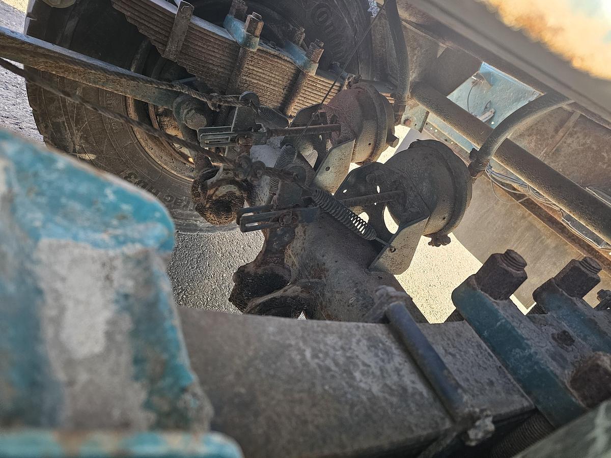 Gebruikt 1992 LEONET TB 18 |WOOD TRAILER WITH CRANE| BPW DRUM STEEL SUSPENSION.