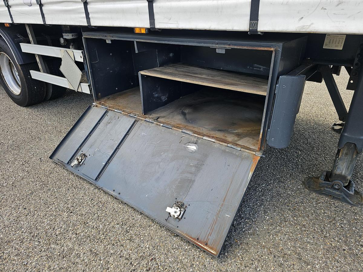 Gebruikt 2000 PACTON T2-001 STEERING AXLE/LOADING LIFT/ BPW DRUM.