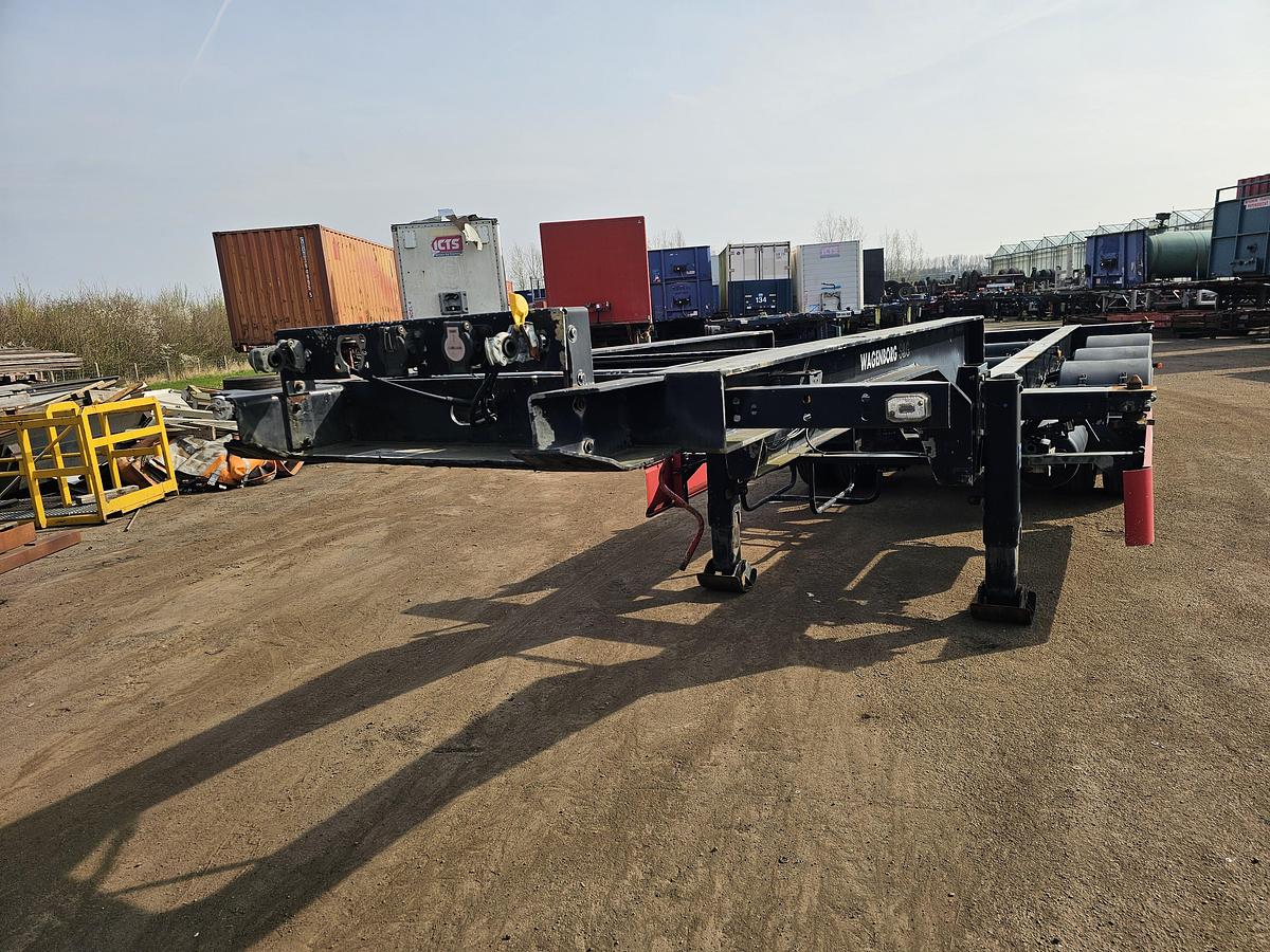 Gebruikt 2005 FLIEGL SDS 350| LOWLOADER 20 FOOT CONTAINER CHASSIS |  BPW DRUM.
