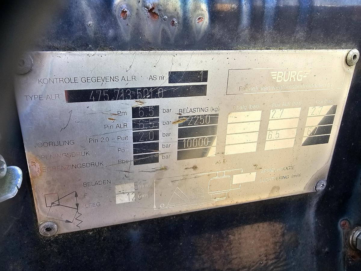 Gebruikt 2005 BURG  BPO 12-10 ORNXX | USED FOR CAS CONTAINERS |. STEEL SUSPENSION