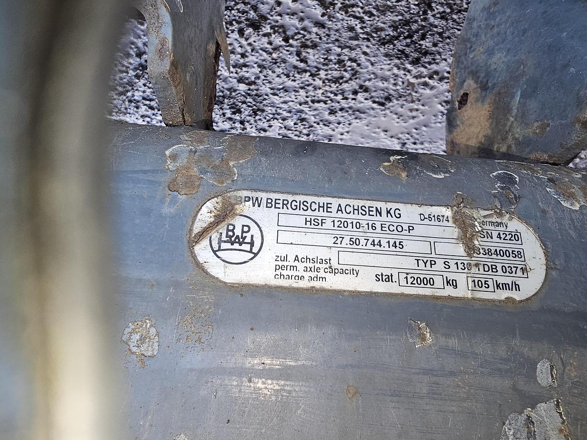 Gebruikt 2003 BPW HSF 12010-16 ECO-P 15 CM SQUARE.