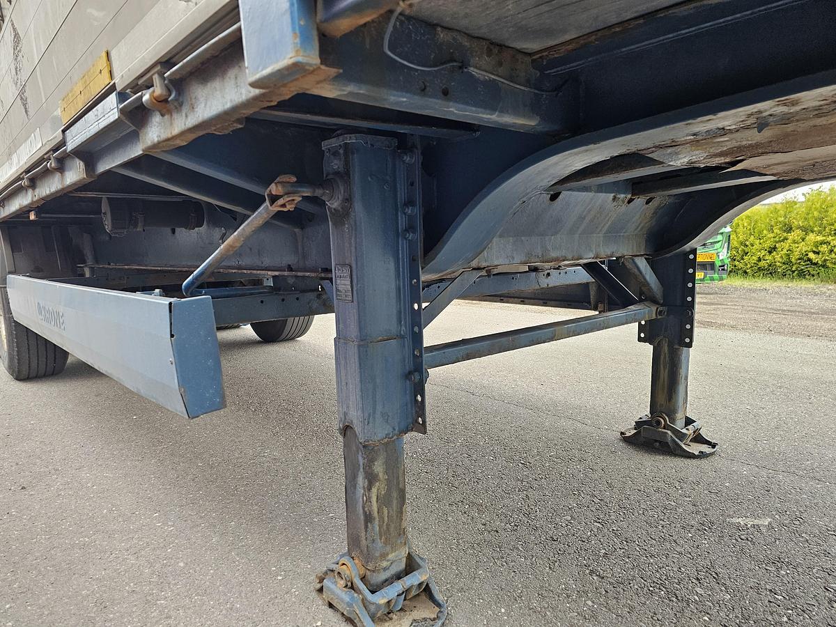 Gebruikt 2011 KRONE SD| FLATBED WITH ALUMINIUM SIDES|. BPW DRUM.