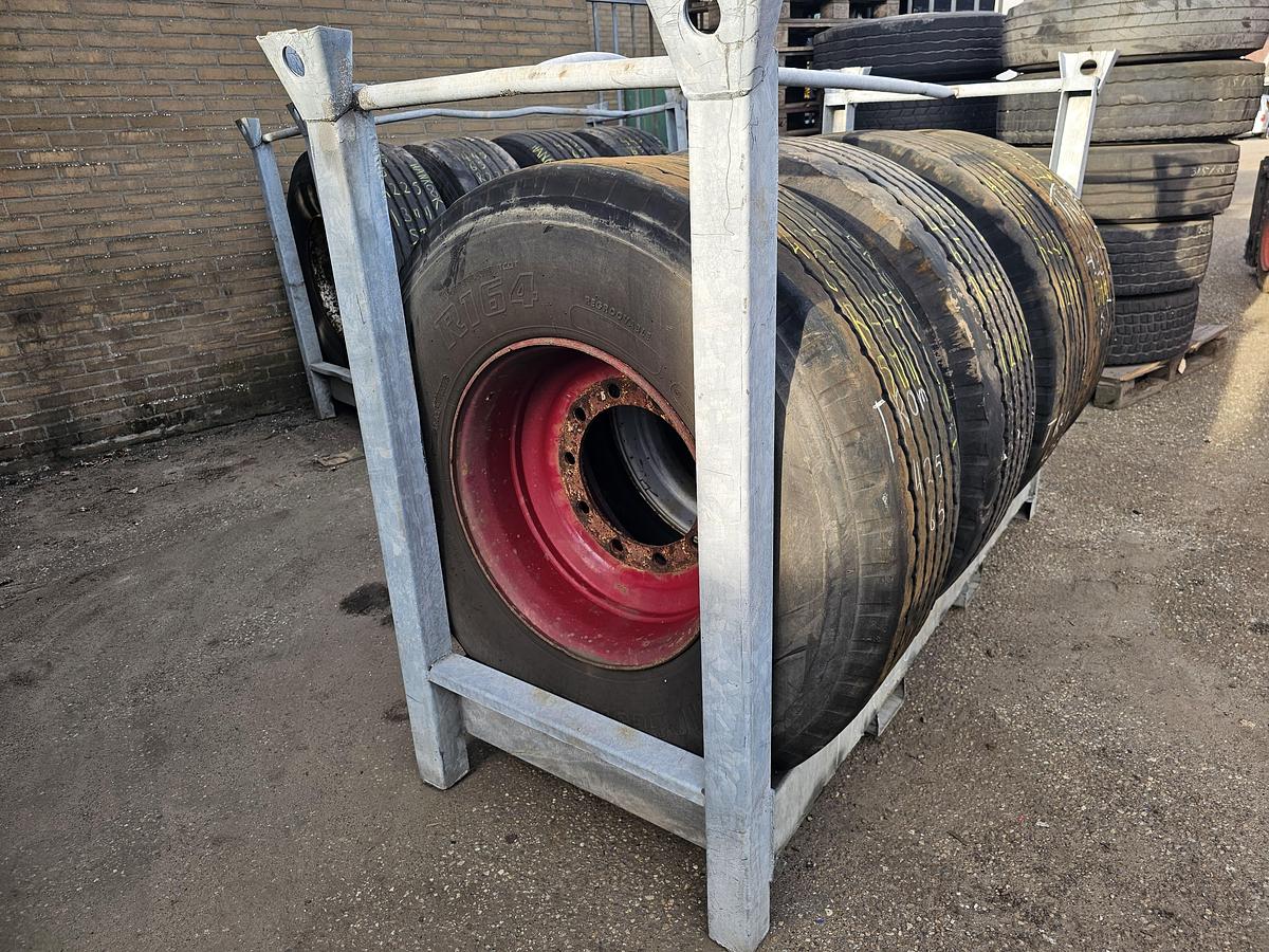 Gebruikt 2010 BRIDGESTONE | R 164 \ TRAILERBAND | 425/65 R 22.5| 4 STUKS | 12-12-8-5 MM PROFIEL|