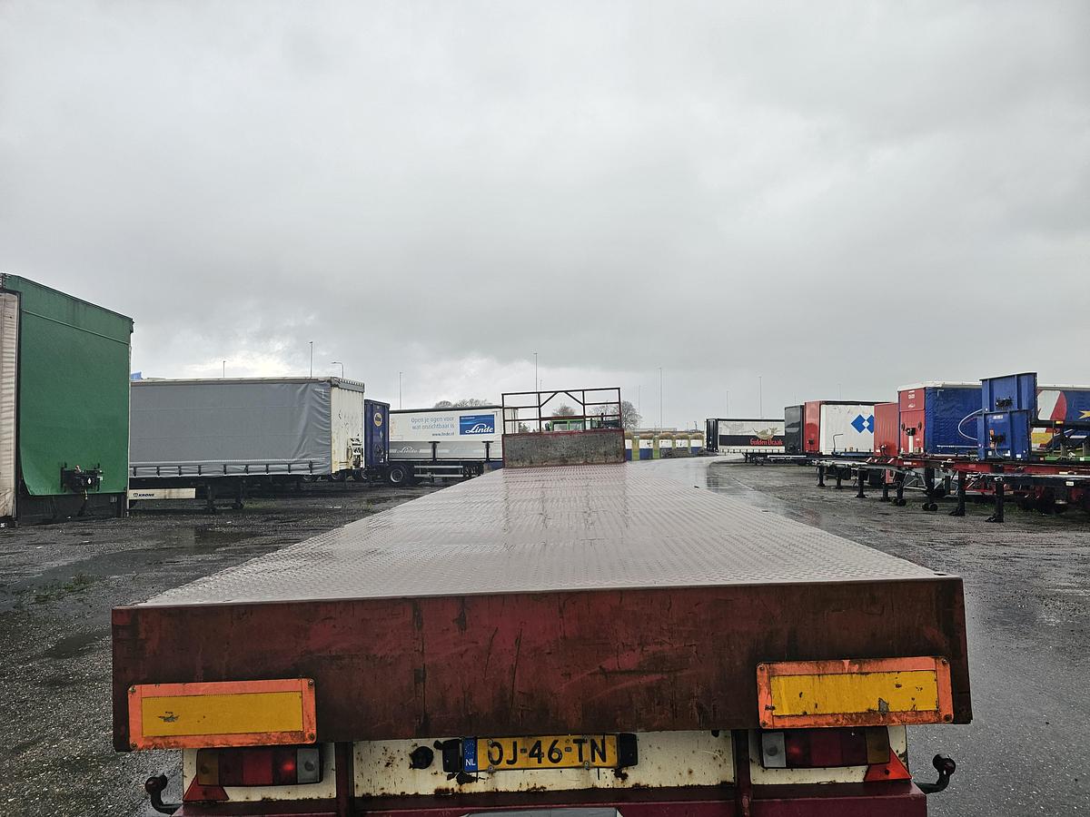 Used 1988 RENDERS ROC 12-27 N14 HEAVY DUTY 3 AXLE SEMITRAILER STEEL FLOOR.| SAF DRUM