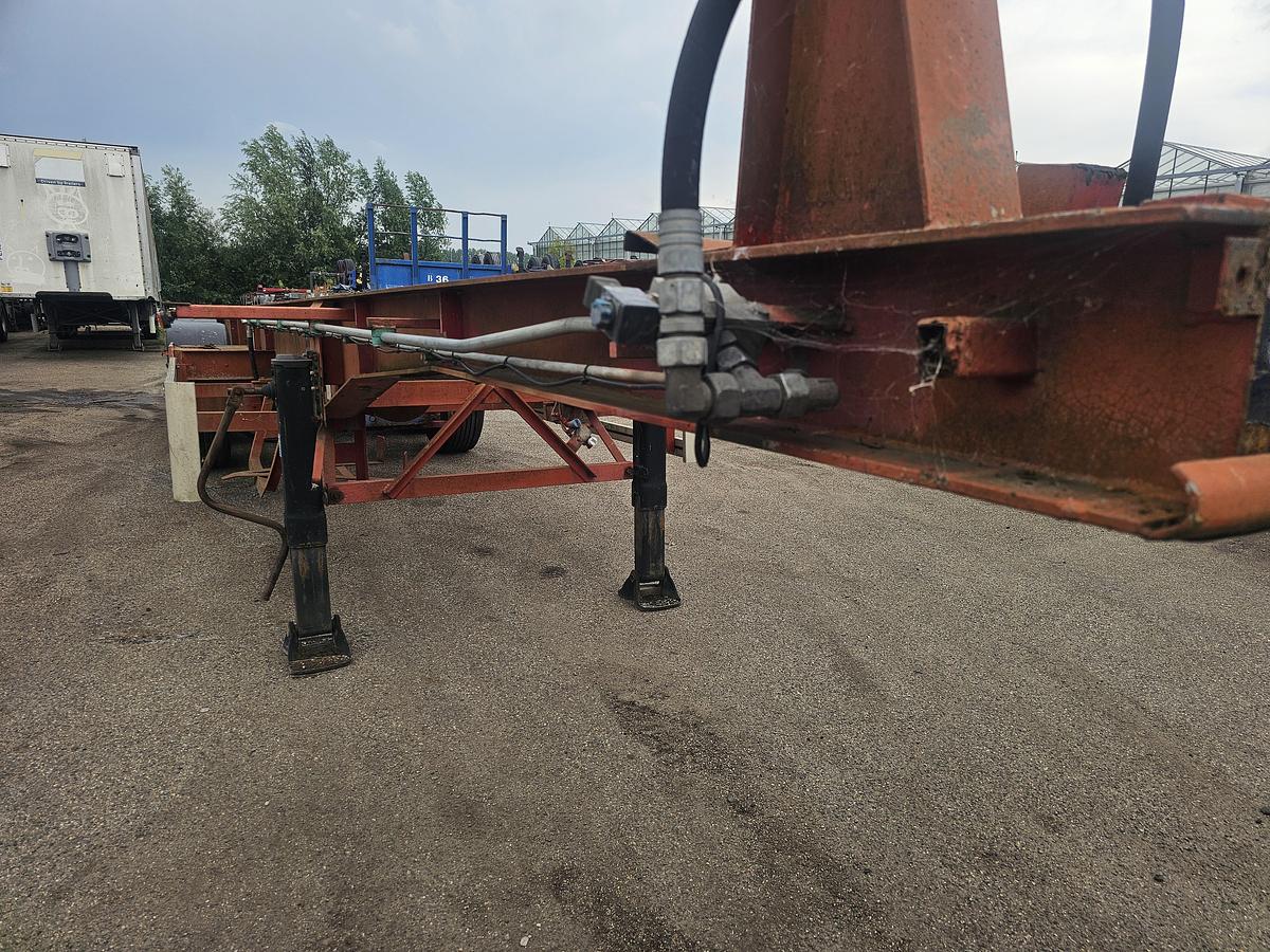 Gebruikt 1998 LAG O 3-39/ 40 foot tipper chassis/ steel/ saf drum./ no tipper cilinder / electric tipper.