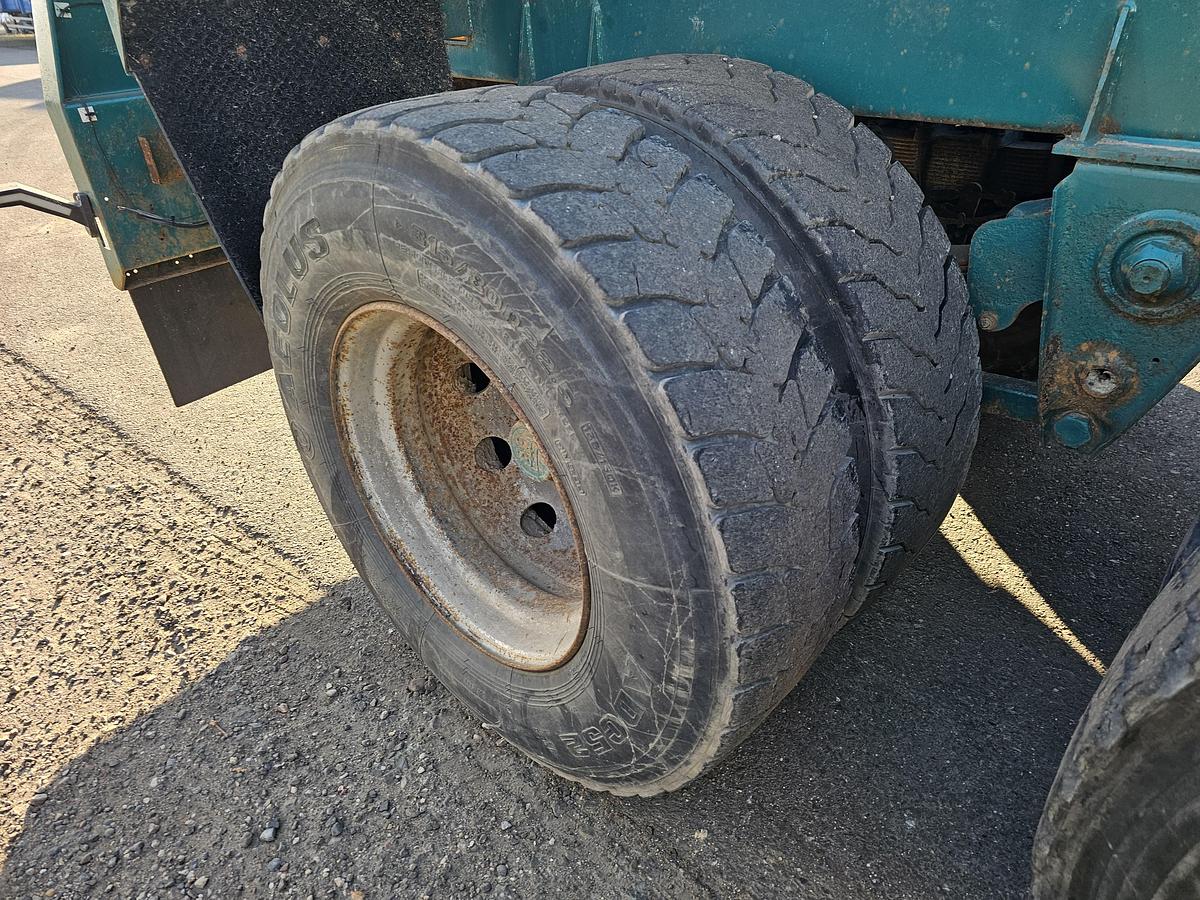 Gebruikt 1992 LEONET TB 18 |WOOD TRAILER WITH CRANE| BPW DRUM STEEL SUSPENSION.