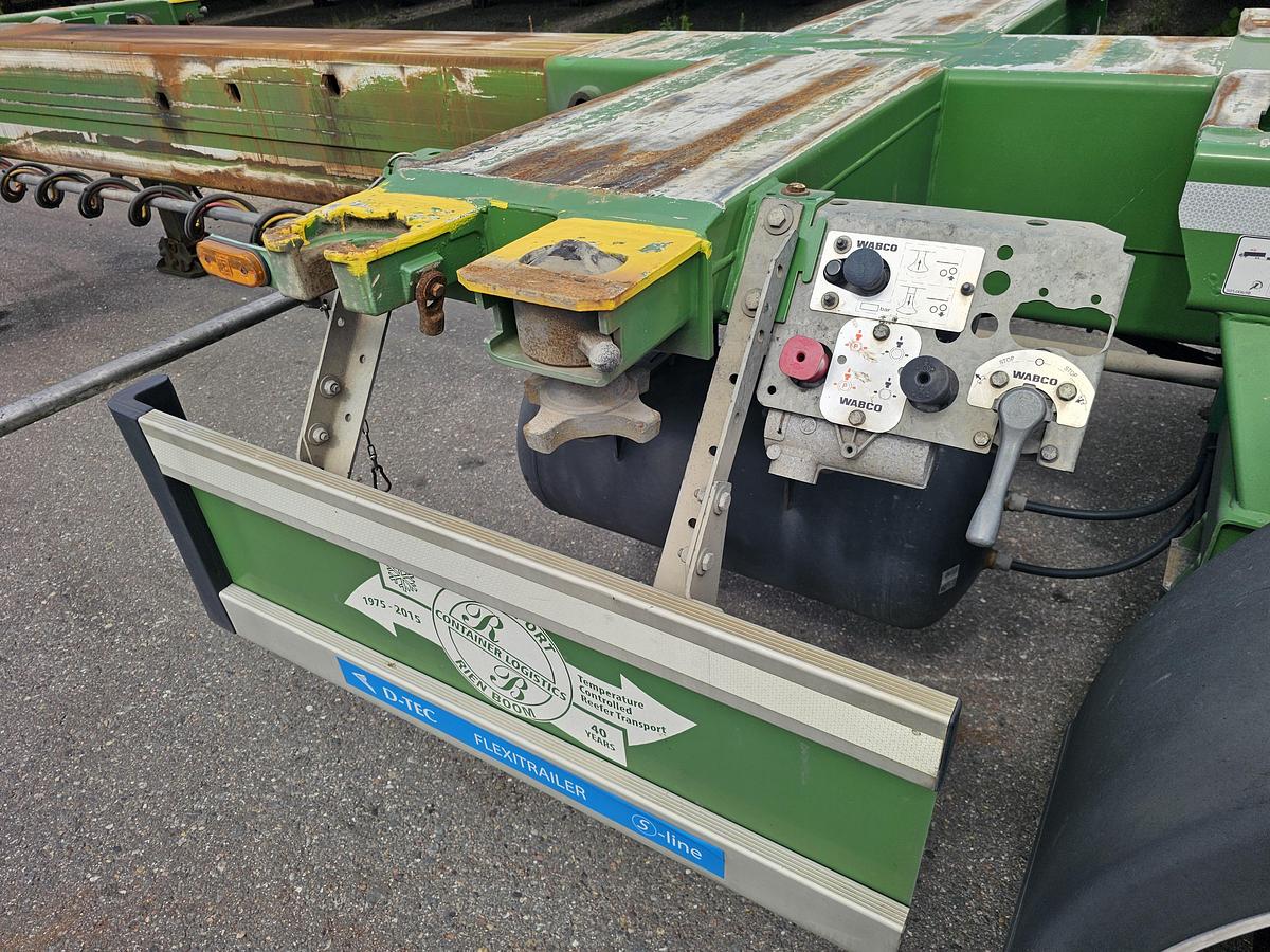 Gebruikt 2016 D-TEC FLEXITRAILER /all connections / 3 x extendible/apk,tuv/ 18-01-2027