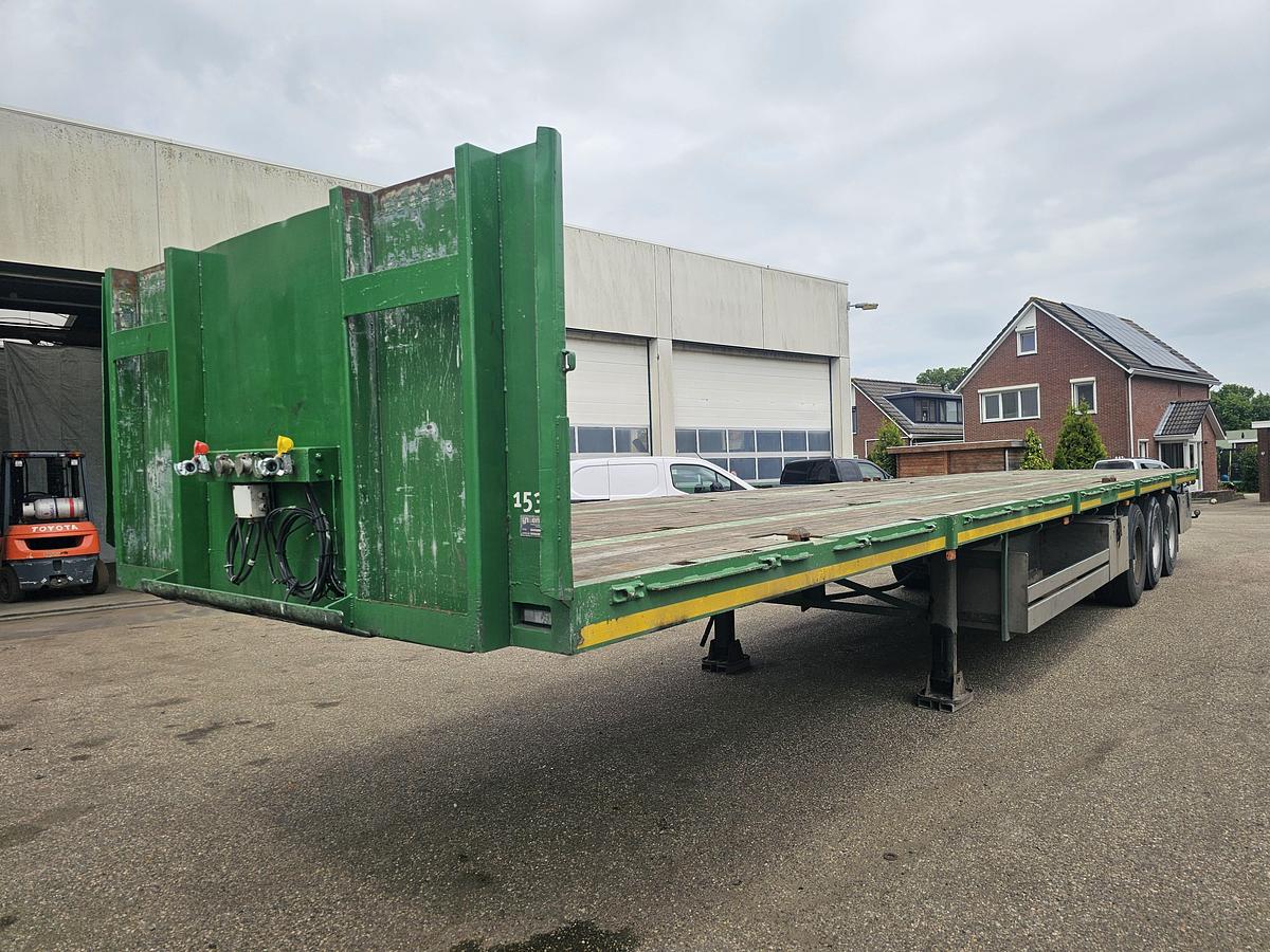 Gebruikt 1999 DRACO TXS 339. HEAVY DUTY FLATBED- CONTAINER LOCKS- BPW DRUM .