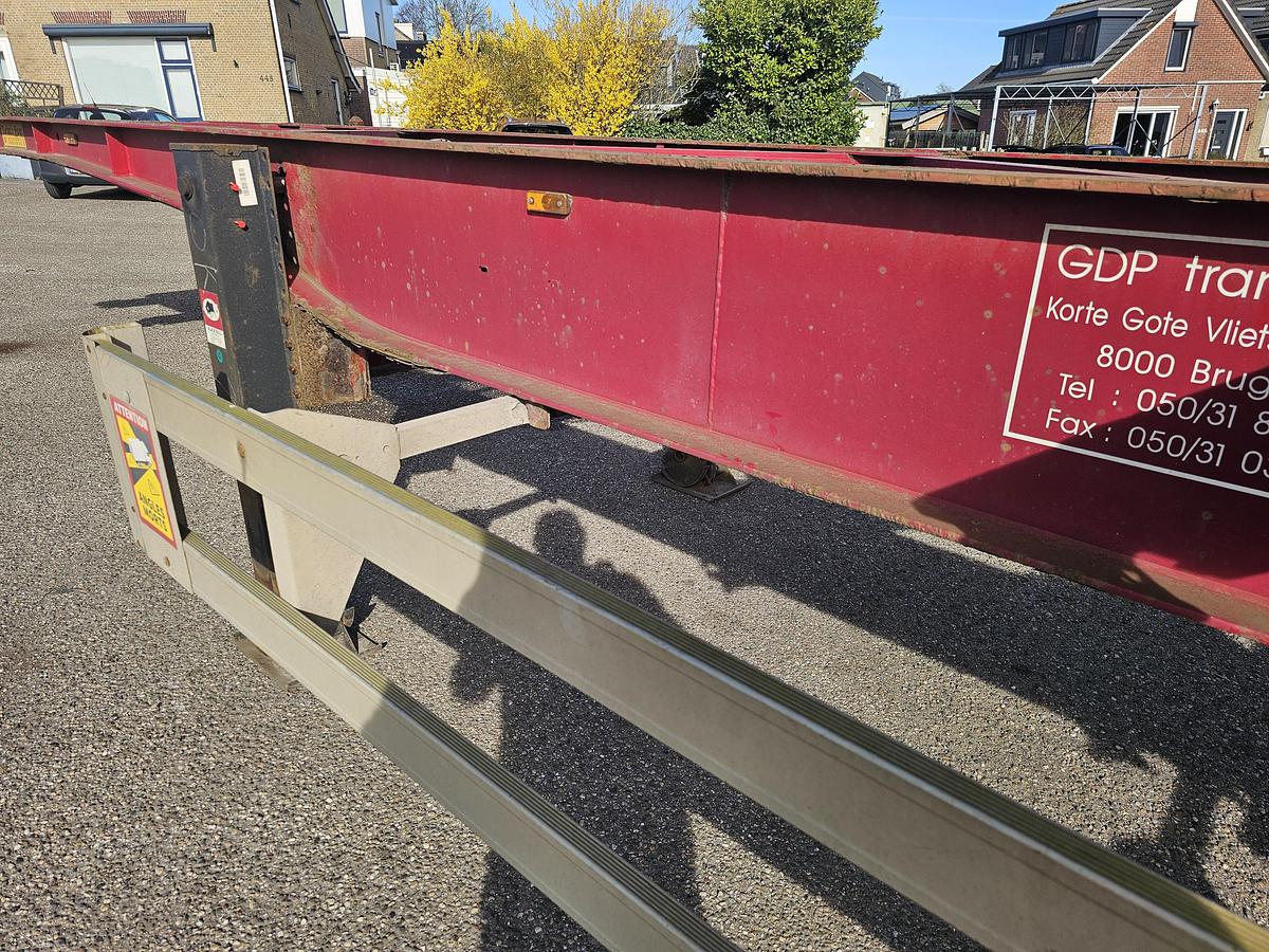 Gebruikt 2006 TURBO,S HOET OPS/3AT/39/03BSRM | 40 FT 2 X 20 FOOT | STRAIGHT CHASSIS | BPW DRUM.