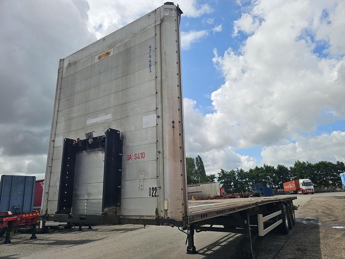 Used 2008 KÖGEL 3 AXLE FLATBED | BPW DRUM