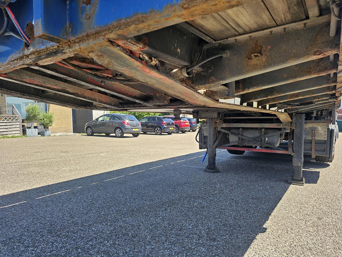 Gebruikt 2004 PACTON t4-001 / 4 AXLE TRAILER /2 LIFT AXLES /2 STEERING AXLES/ INCL CRANE KENNIS 14 TON MOVEBAL.