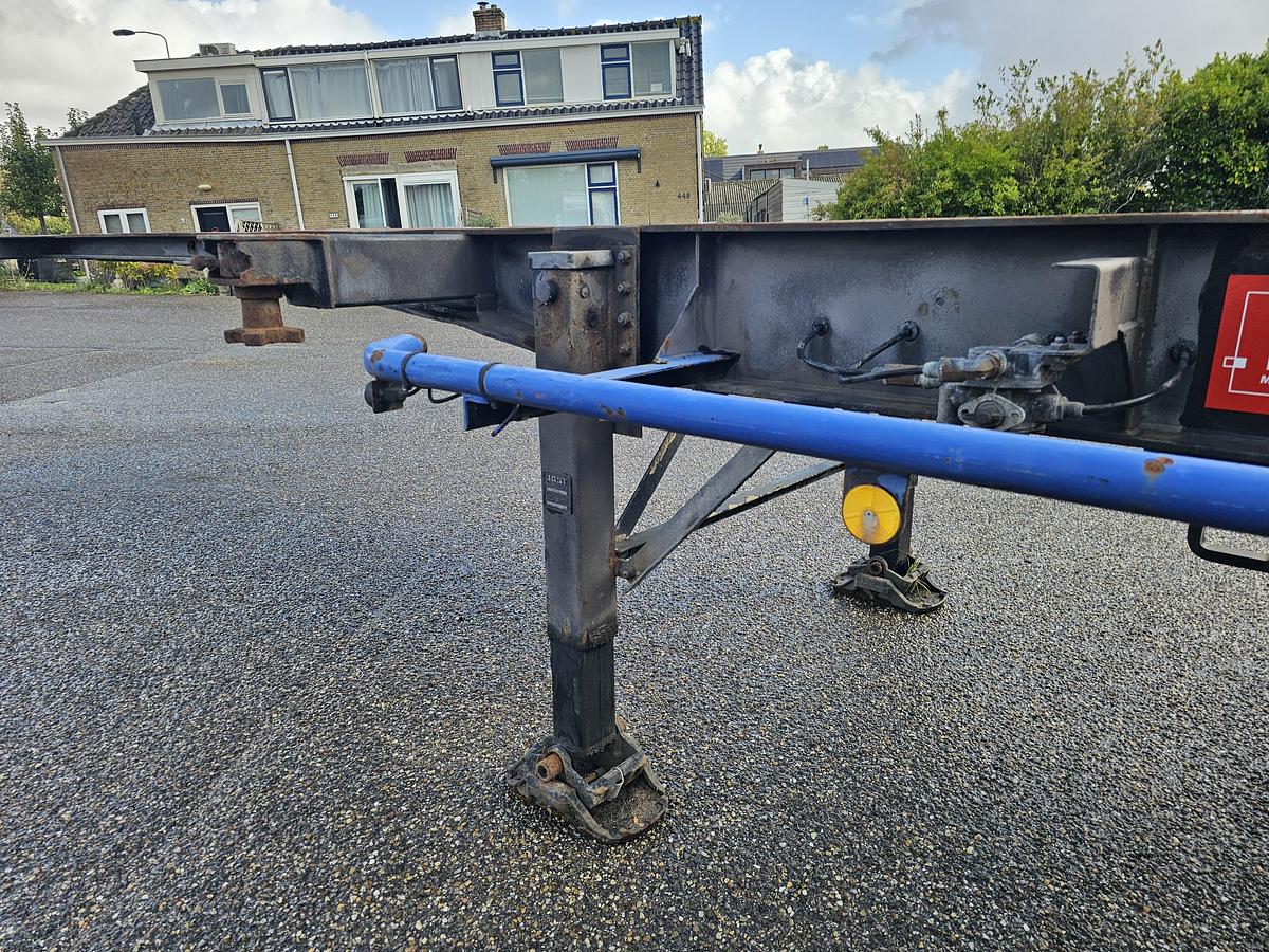 Used 1991 GROENEWEGEN 40.05 CC-12-24 | STRAIGHT CHASSIS | BPW DRUM.