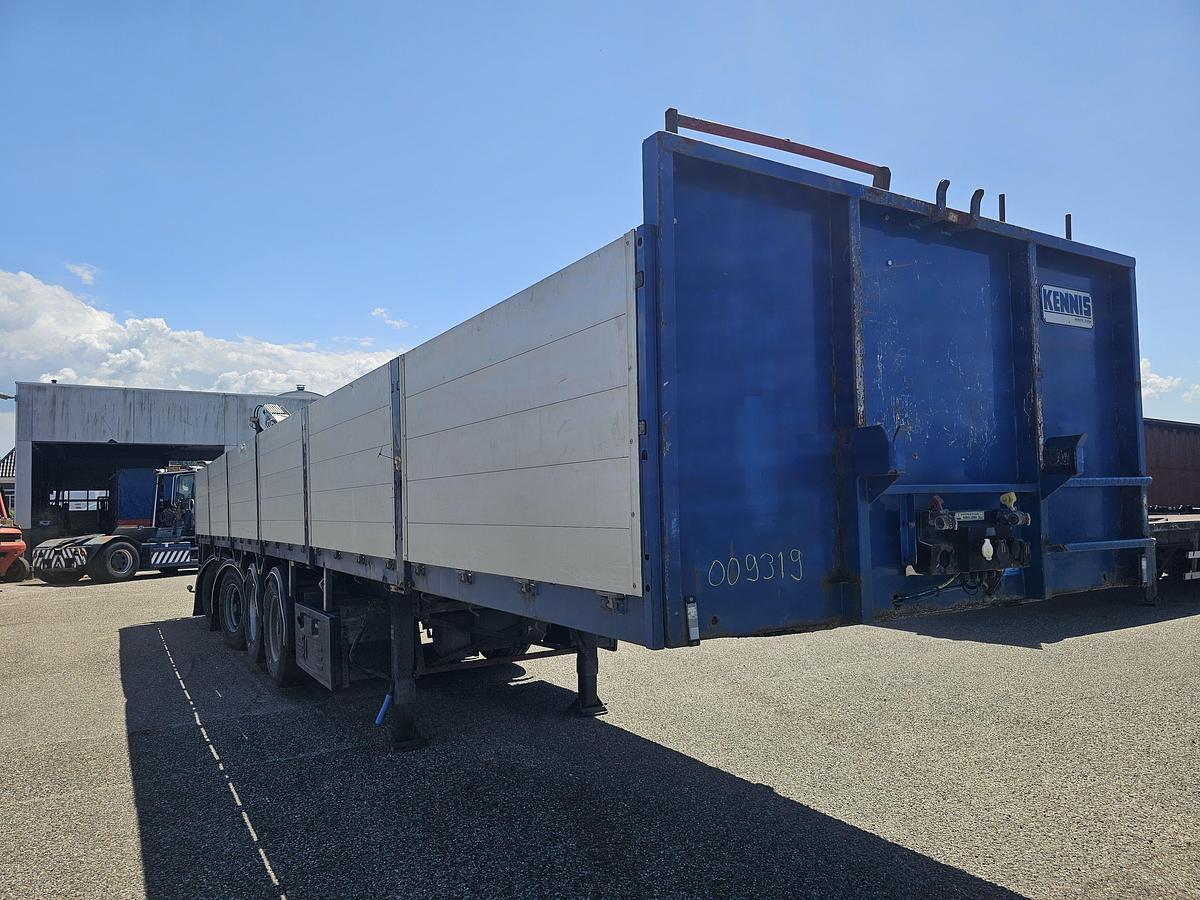 Gebruikt 2004 PACTON t4-001 / 4 AXLE TRAILER /2 LIFT AXLES /2 STEERING AXLES/ INCL CRANE KENNIS 14 TON MOVEBAL.