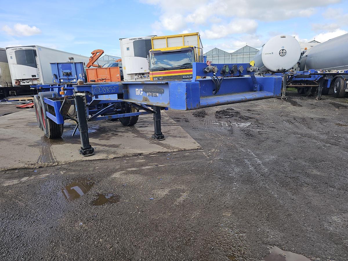 Used 2007 MKF METALLBAU CS 20 | 20 FOOT CONTAINER CHASSIS | BPW DRUM | STEEL SUSPENSION| GOOD QUALITY.