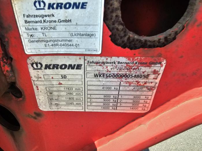 Used 2012 krone SD | all connections | Saf disc | apk/tuv belgium 19-09-2024.