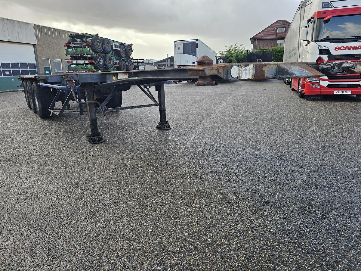 Used 1991 GROENEWEGEN 40.05 CC-12-24 | STRAIGHT CHASSIS | BPW DRUM.