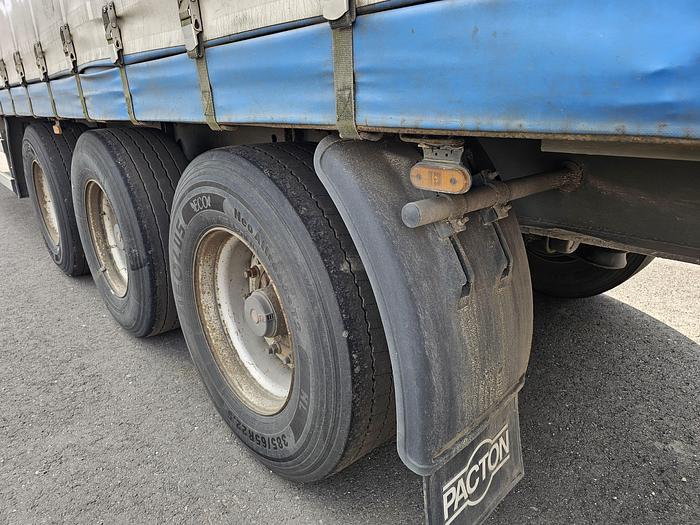 Used 2008 Pacton T3 011 | 3 AXLE CURTAINSIDER | SAF drum.