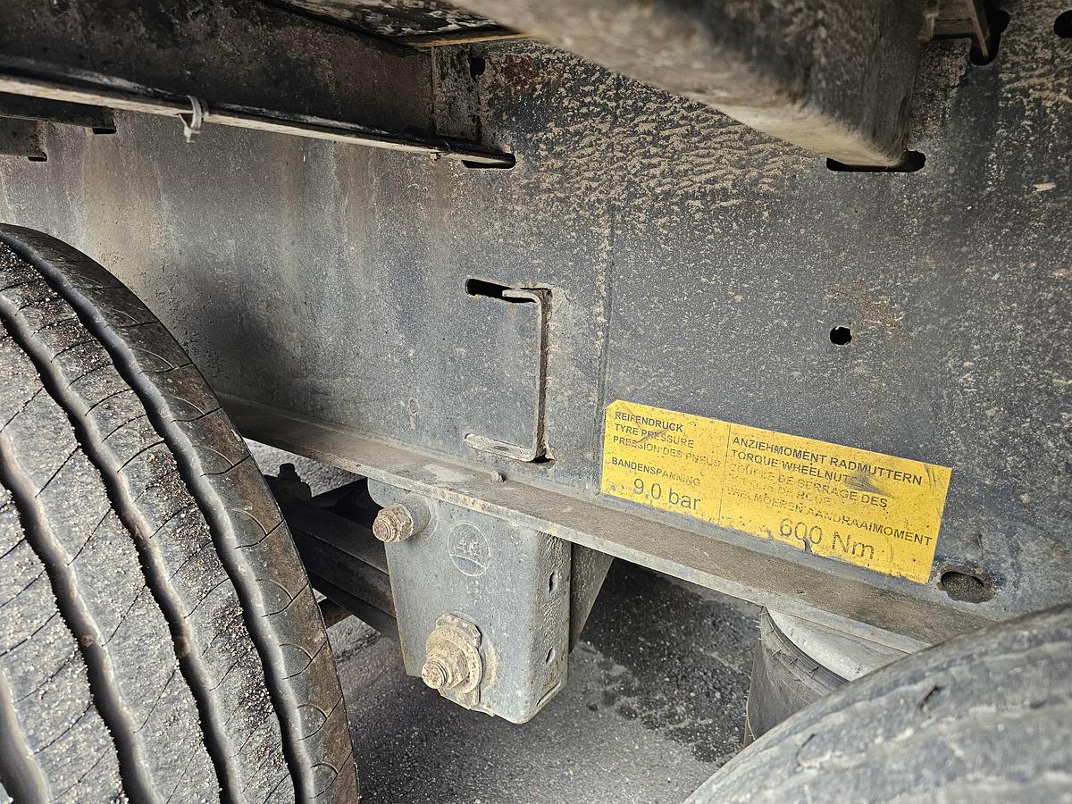 Used 2008 KÖGEL 3 AXLE FLATBED | BPW DRUM