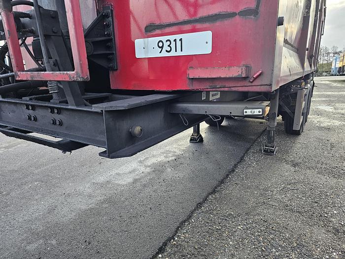 Used 2009 A.J.K OP 17-27/22.5 | Steel tipper \ steel chassis/box.| holland trailer.