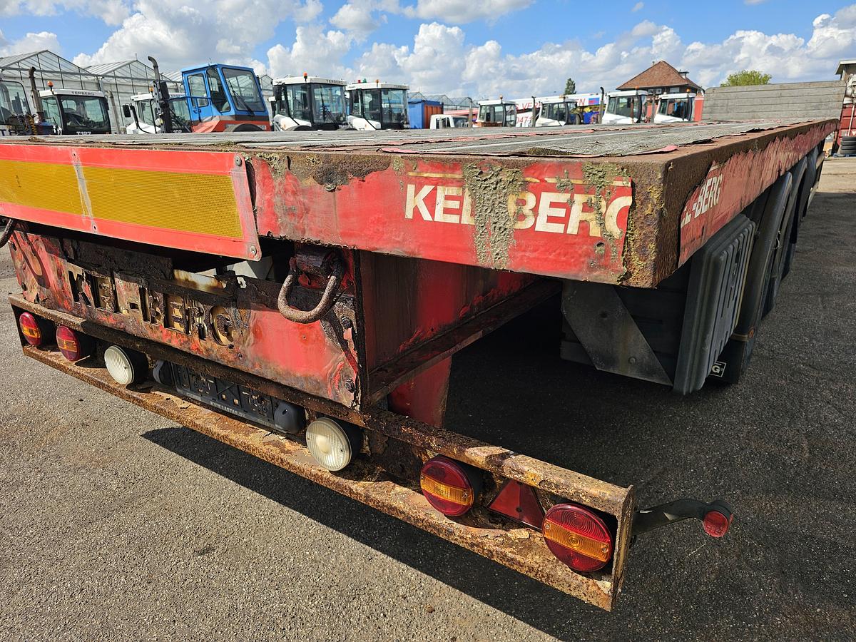 Used 2013 KELBERG S4 OB3 | HEAVY DUTY FLATBED | BPW DRUM