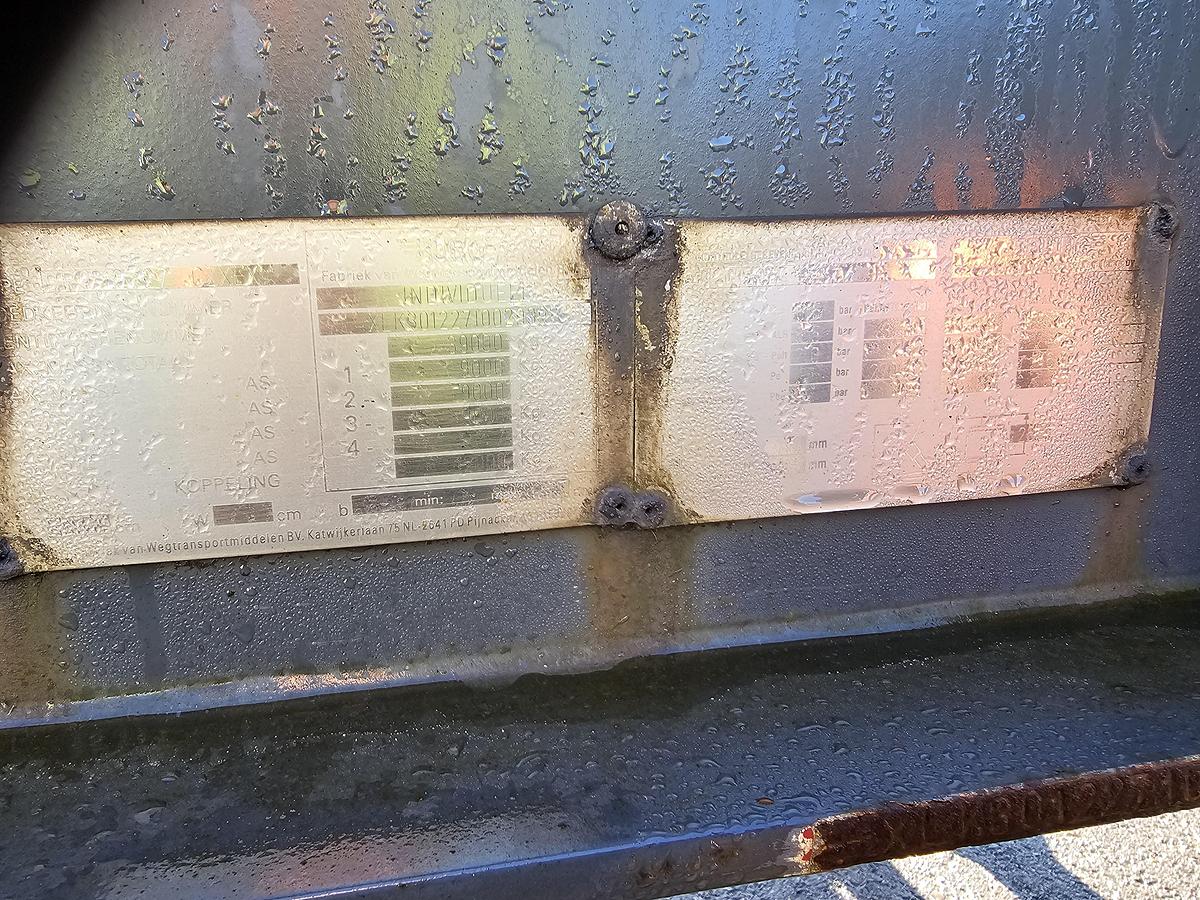 Gebruikt 2001 BURG BPO 12-27 CZ XEX|40 FT |2 X 20 FT |20 FT MIDDLE |BPW DRUM.