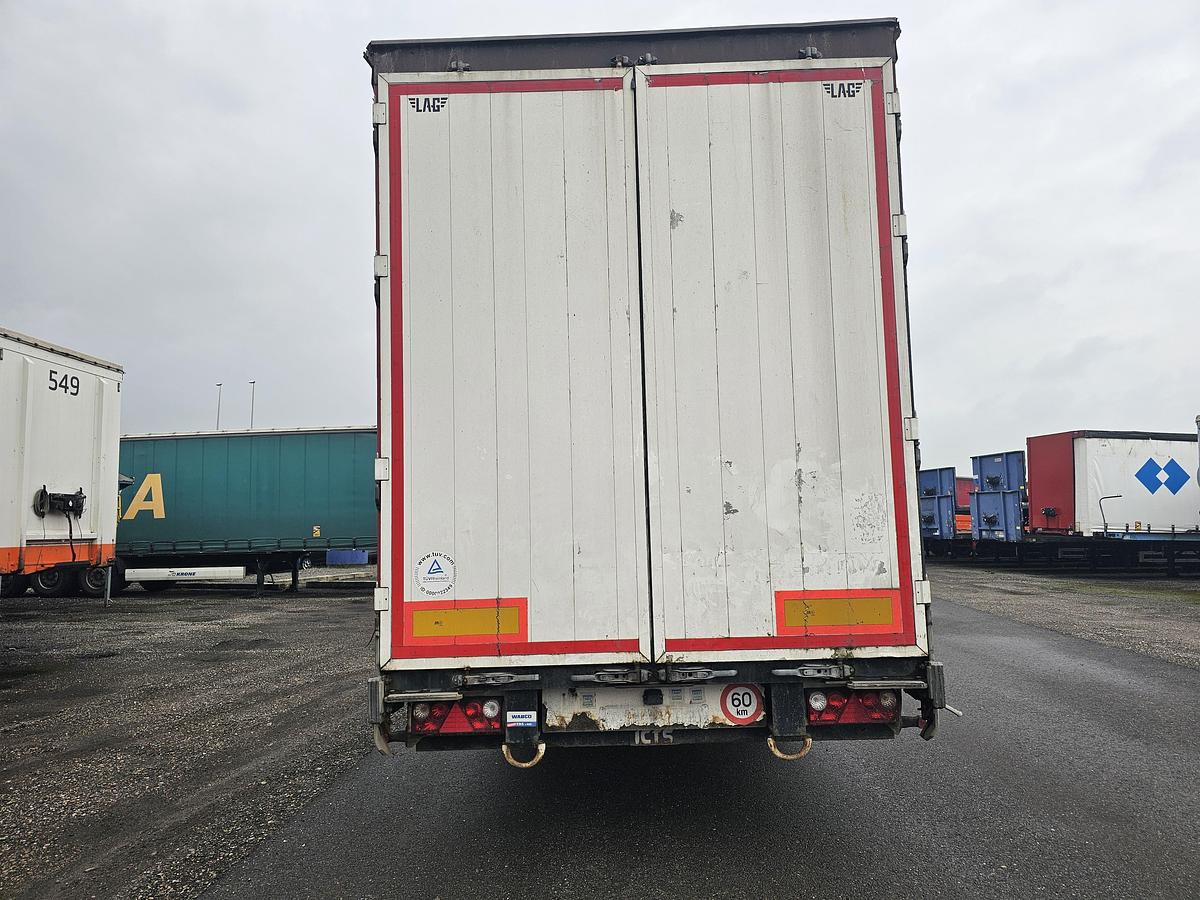 Used 2014 LAG 0-3-GC | 3 AXLE MEGA TRAILER|HUCKEPACK.|8 PIECES. | BELGIUM|BPW DRUM.