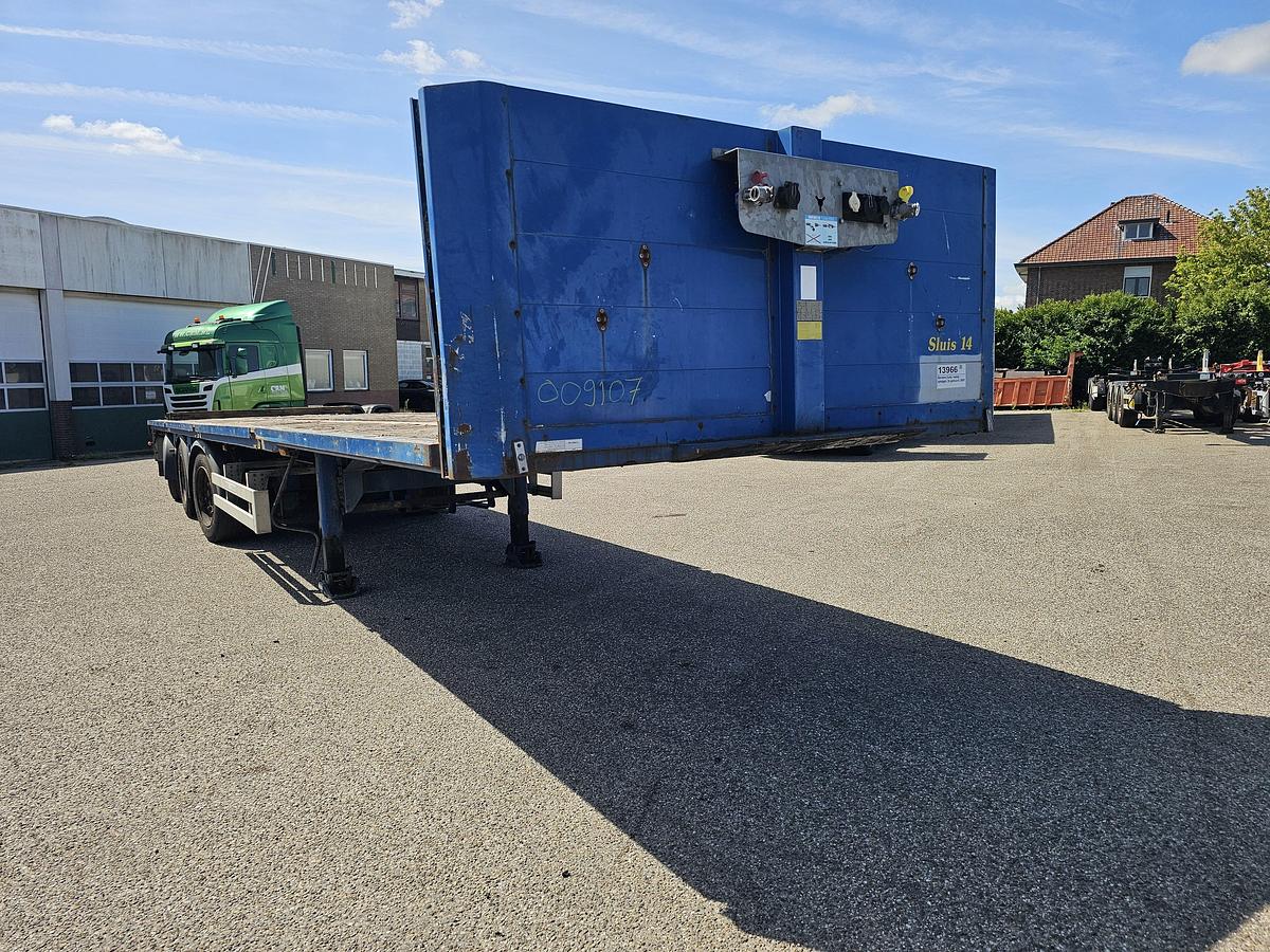 Used 2008 RENDERS 3 AXLE FLATBED | STEERING 2 AXLES | 1.10 MTR HIGH