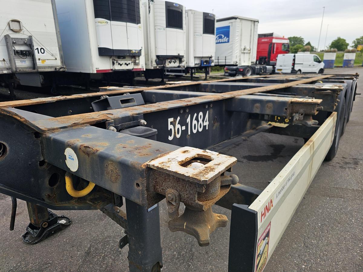 Gebruikt 2015 KRONE SD | CONTAINER CHASSIS 40 FT 2 X 20 FT |BPW DRUM| APK TUV 22-07-2026. 5 PIECES.