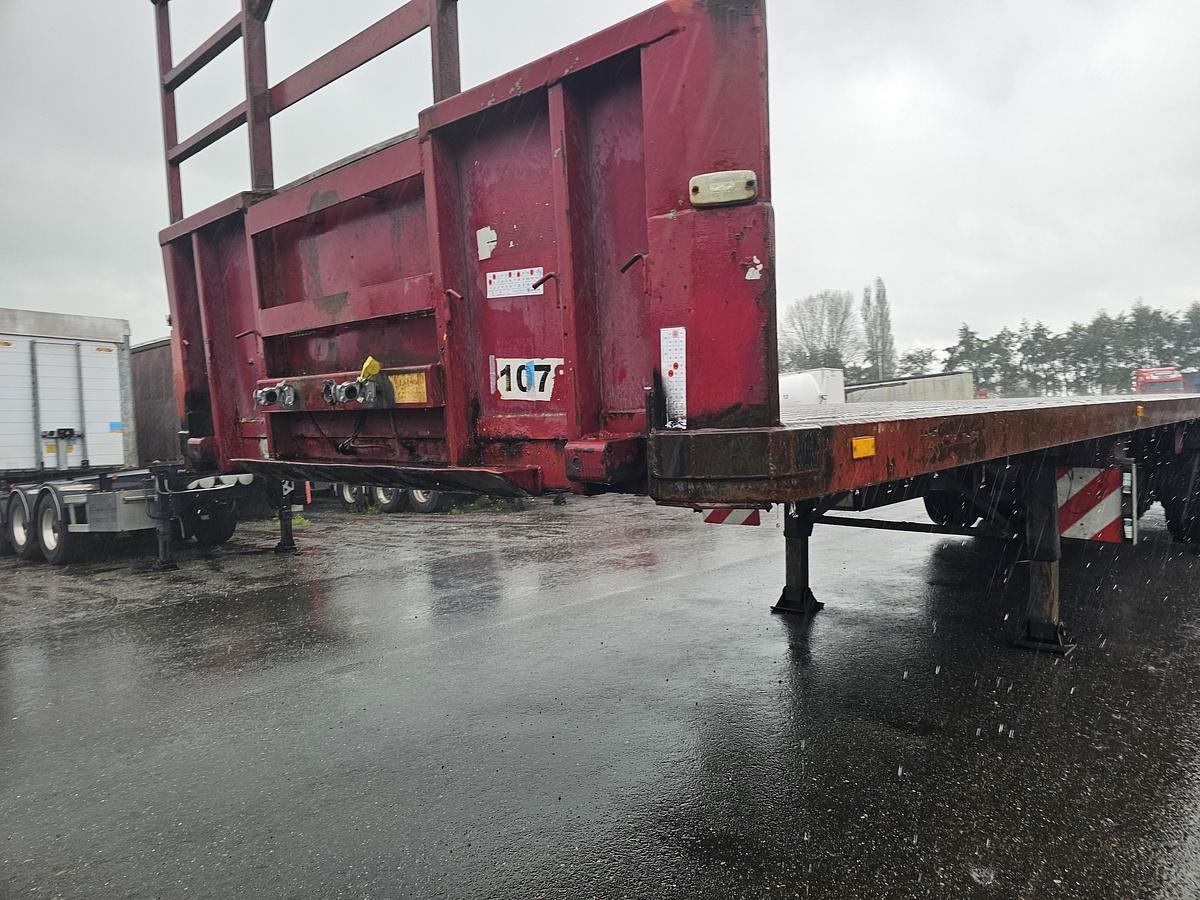 Used 1988 RENDERS ROC 12-27 N14 HEAVY DUTY 3 AXLE SEMITRAILER STEEL FLOOR.| SAF DRUM