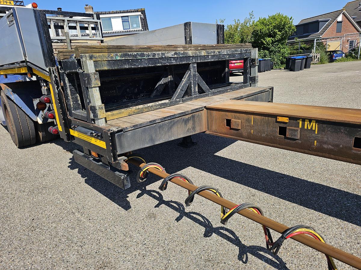 Used 1992 BROSHUIS E 2190/27 | SEMI LOWLOADER | 6 MTR EXTENDIBLE | BEAVER TAIL| SAF DRUM | APK 17-01-2016  |REFURBISHED 2010