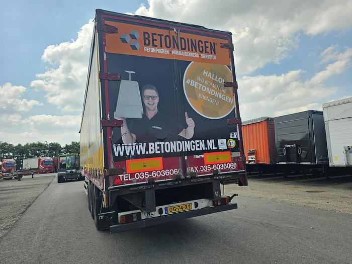 Used 2002 Van Hool 3 axle curtainsider| Saf intradisc