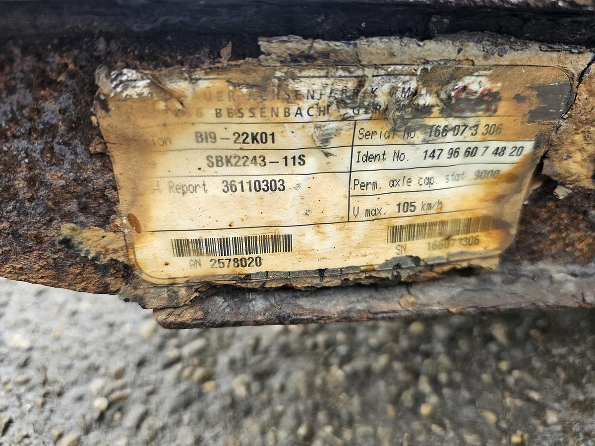 Gebruikt 2004 SAF B19-22K01 TRAILER AXLE DISC