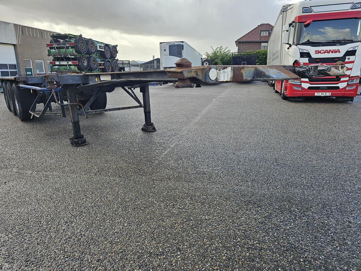 Used 1991 GROENEWEGEN 40.05 CC-12-24 | STRAIGHT CHASSIS | BPW DRUM.