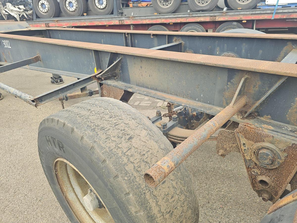 Gebruikt 1995 VAN HOOL 40 FOOT  CONTAINER CHASSIS / 20 FOOT/ STEEL SUSPENSION/ BPW DRUM.