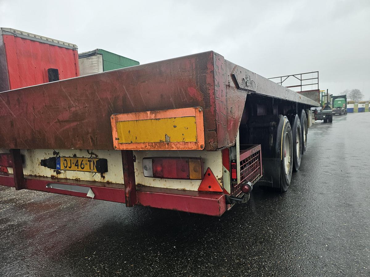 Used 1988 RENDERS ROC 12-27 N14 HEAVY DUTY 3 AXLE SEMITRAILER STEEL FLOOR.| SAF DRUM