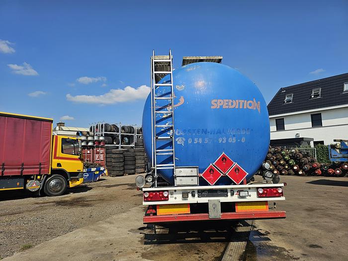 Used 2000 Feldbinder | TSA 59.3-4 | tanktrailer aluminium|59.5 cubic| ADR L4 BH |Bpw achsen|