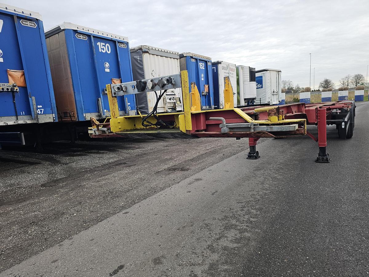 Gebruikt 2003 GROENEWEGEN 45 CC-16-27 TUN | 45 ft 40 ft 2 x 20 fFT | dutch chassis OH-08-JB | bpw drum.