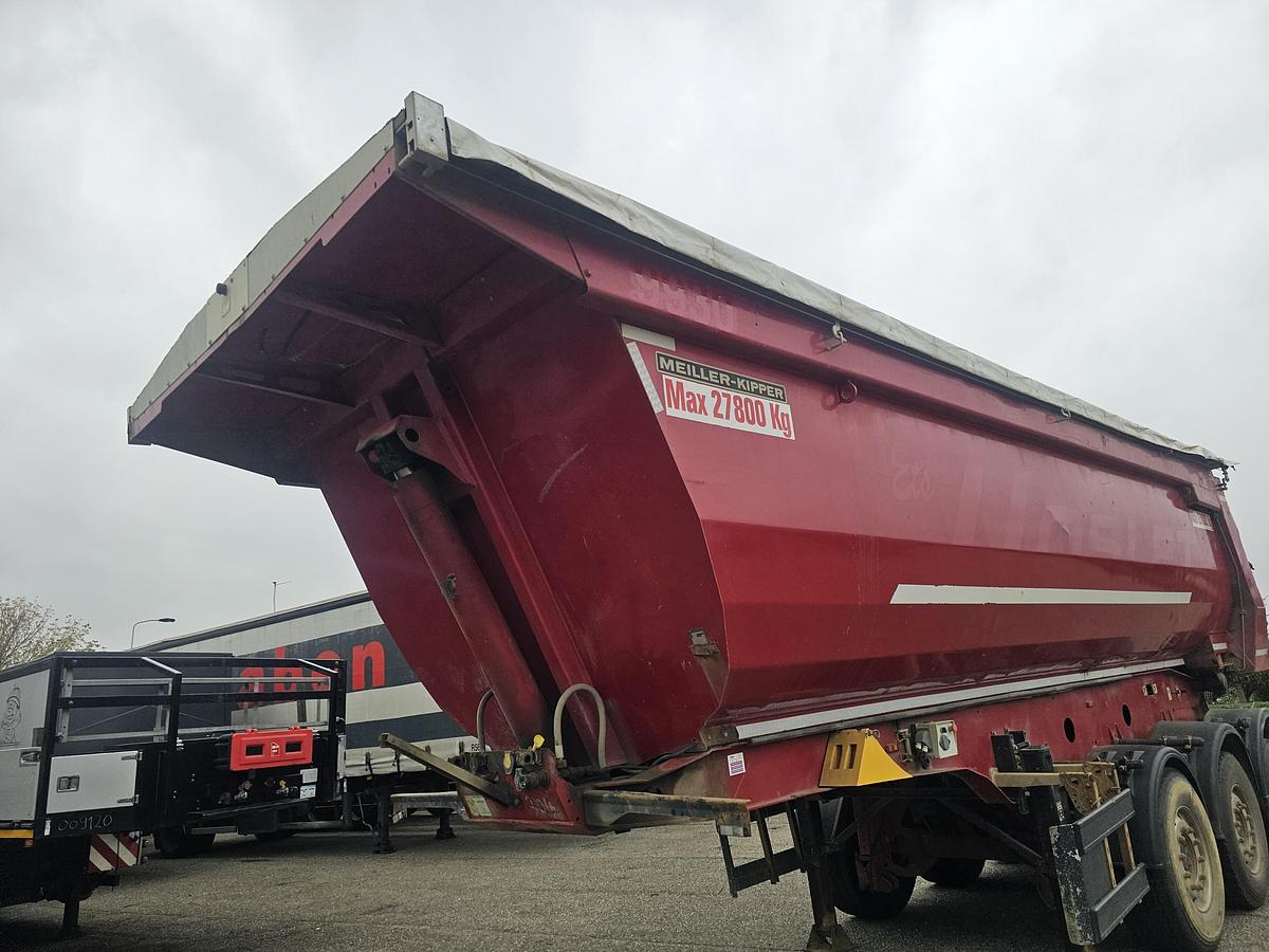 Gebruikt 2013 MEILLER MHPS 12/27/LOSS4, STEEL TIPPER / 30 M3/ SAF DISC / LIFT AXLE.