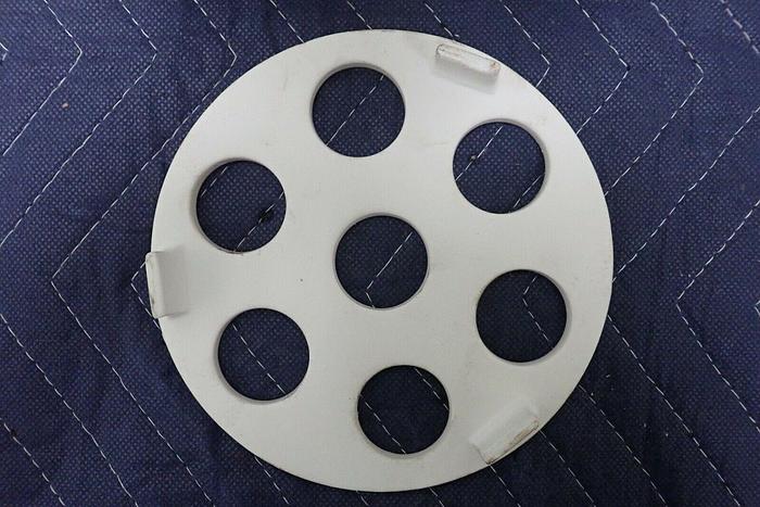 Used Pyrex 8 Inch Diameter Glass Desiccator w/ Lid & Coors Ceramic Plate