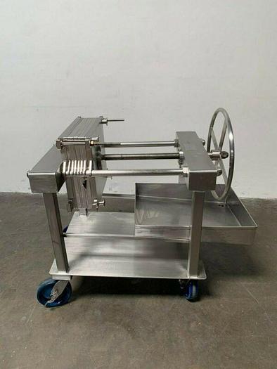 Used Ertel Alsop ST-160  All Stainless Steel EUS 16″ Plate and Frame Filter Press