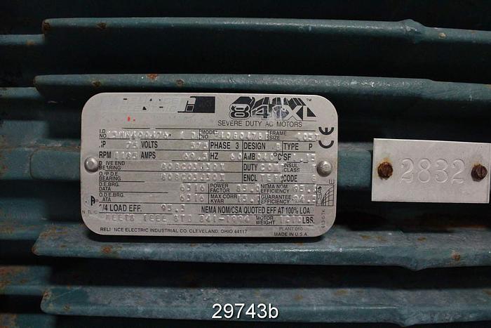 Used Relaince P40G0476 AC Motor #29743