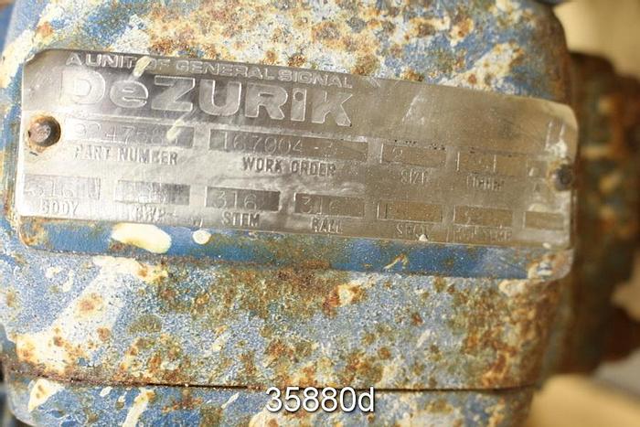 Used Dezurik 9247585 2" V-Ball Control Valve #35880