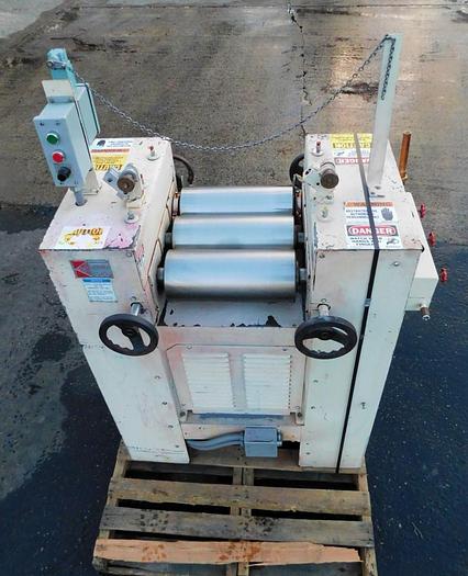 Used 6 in. x 14 in. KEITH THREE ROLL MILL – CORED ROLLS (#9763)