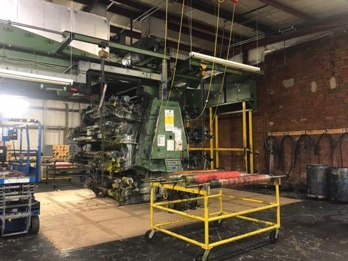 Used 55" KIDDER 8-COLOR CYLINDER PRINTING PRESS