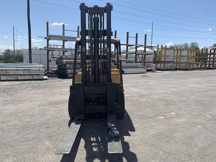 Used 15,000 LB CATERPILLAR MODEL T150D FORKLIFT W/ SIDE SHIFT