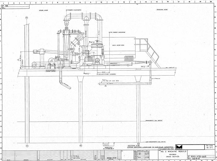 Used Voith  Pressurized Headbox, 151" Wire Width, 30" Pond, With Two Rectifier Rolls, Bunched Tube Header, 153" Face Header And 24 Manual Profile Jacks, Reel Trim 138" Basis Weight Range 37# To 210# #26587