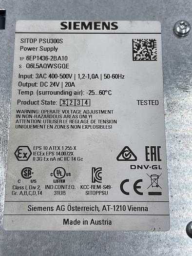 Used Siemens 6EP1436-2BA10