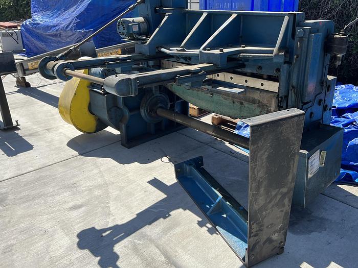 Used 10 ga. x 52" Wysong Model 1052 Power Squaring Shear