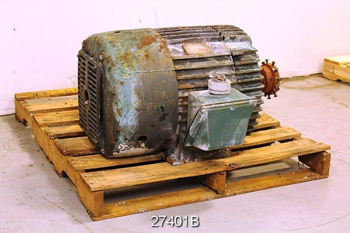 Used General Electric 5K364BK205 AC Motor, 60 Hp, 1775 Rpm, 230/460V, Frame 364T #27401